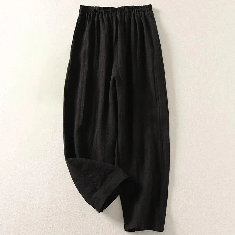 Vanessa 100% Linen Relaxed Pants