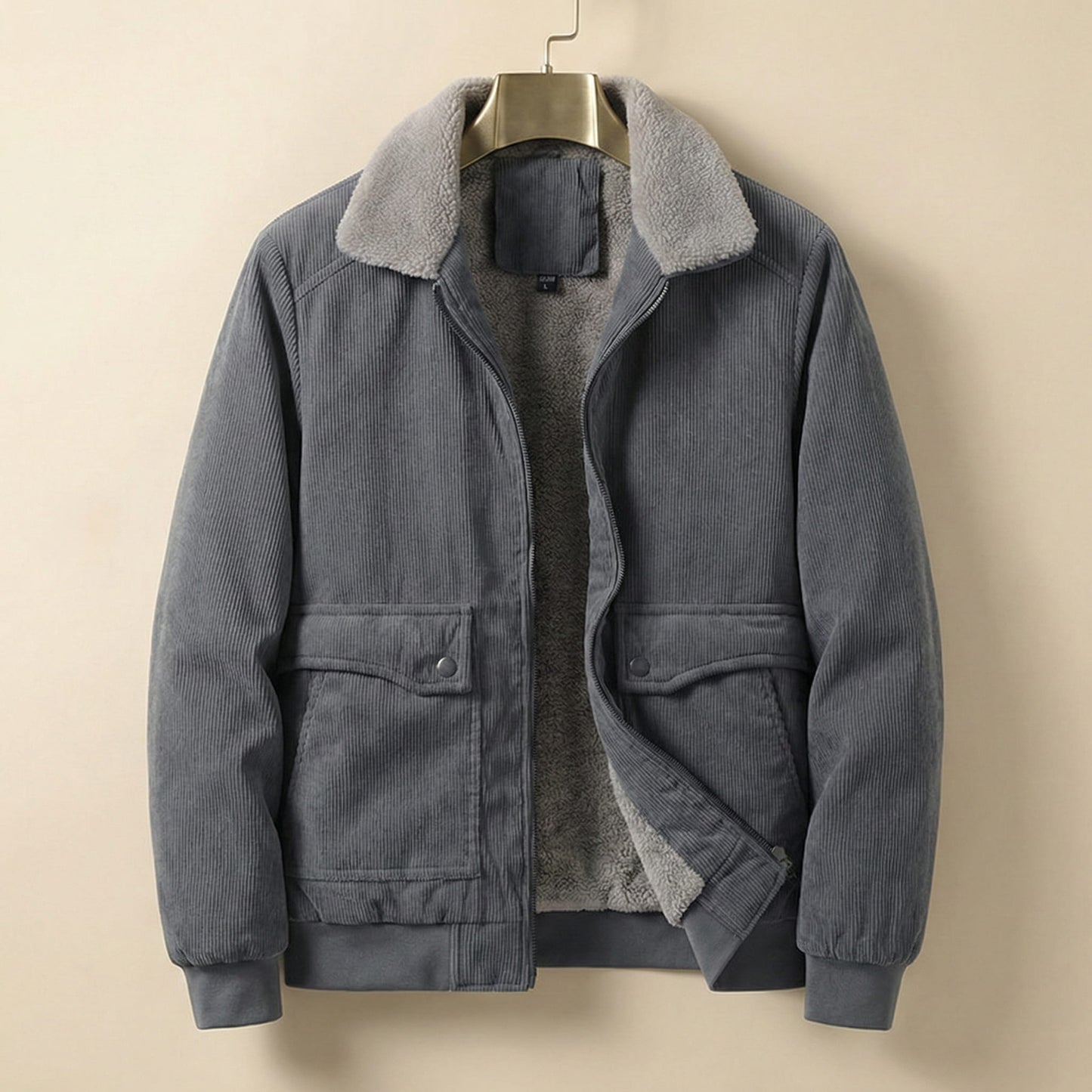 Alessio Corduroy Lined Jacket