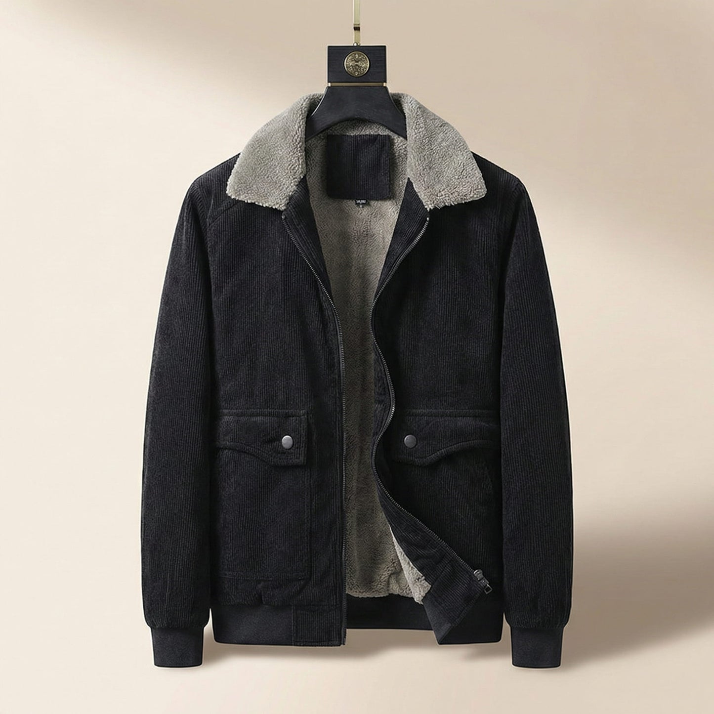 Alessio Corduroy Lined Jacket