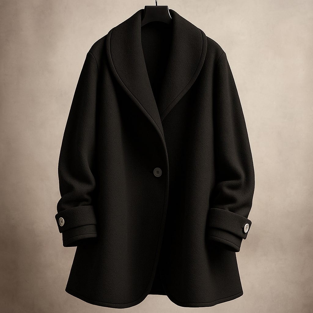 Lucia Wool Shawl Coat