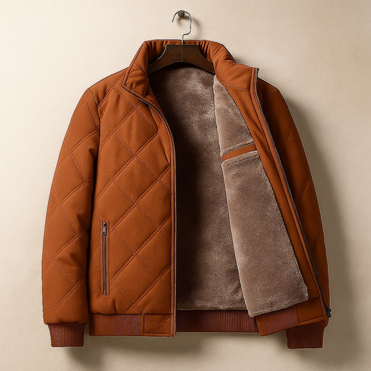 Hugo Quilted Fleece-Lined Jacket