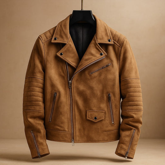 Alessio Leather Biker Jacket