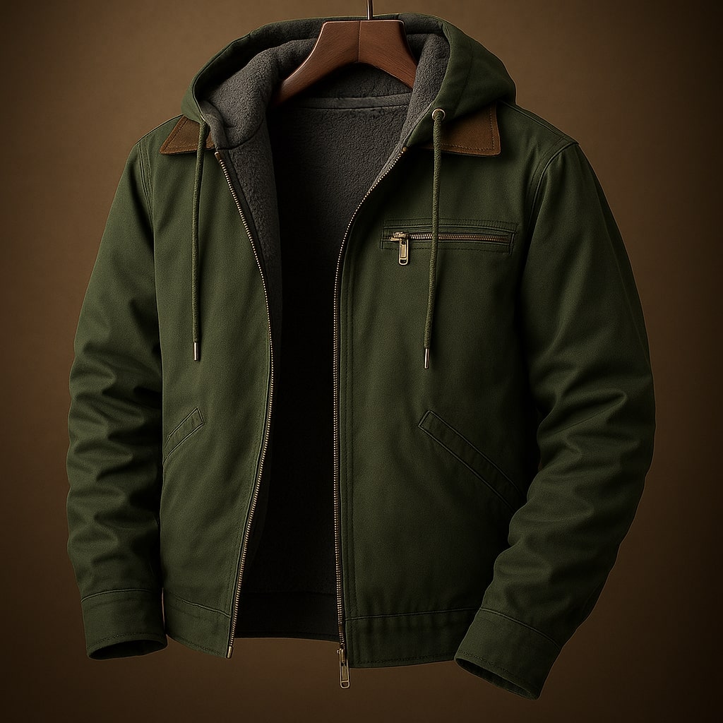 Luca Structured Hooded Jacket