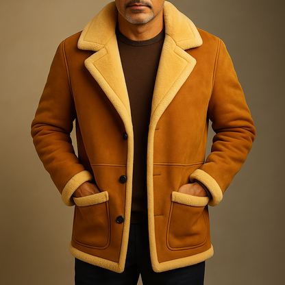 Renzo Faux-Fur Lined Coat