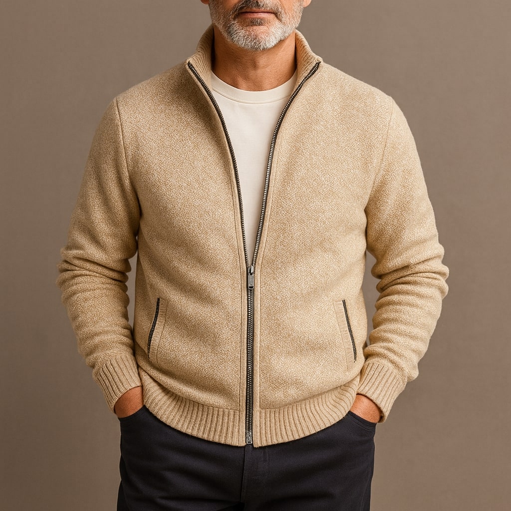 Giorgio Knit Zip Jacket