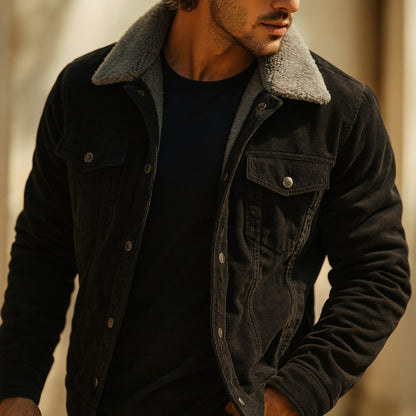 Alberto Corduroy Sherpa Jacket