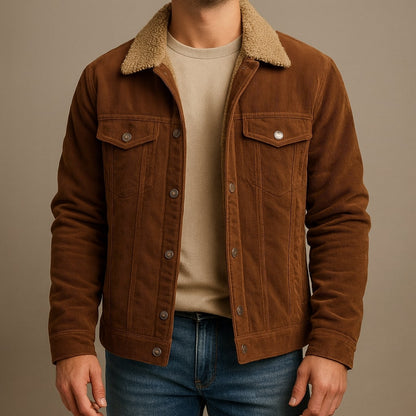 Alberto Corduroy Sherpa Jacket