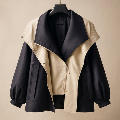 Noemi Asymmetric Panel Jacket