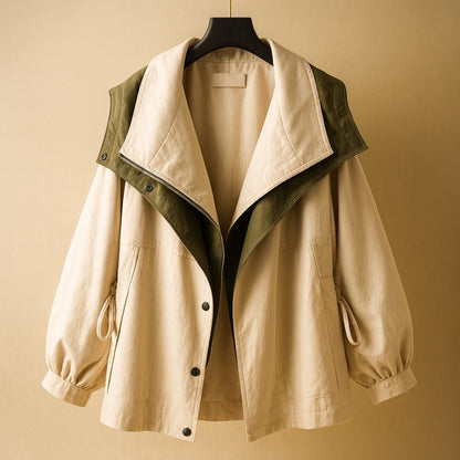 Noemi Asymmetric Panel Jacket