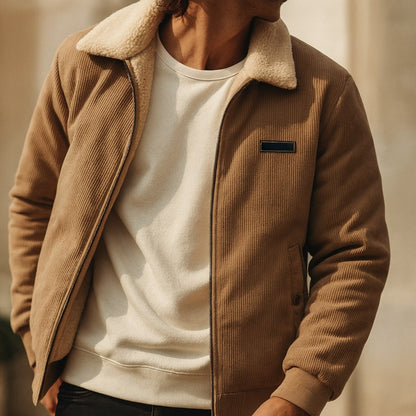 Lorenzo Corduroy Sherpa Jacket