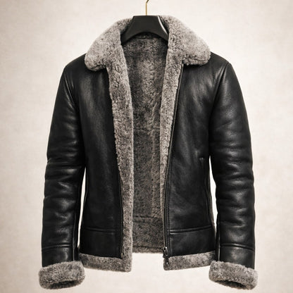 Giacomo Lined Aviator Jacket