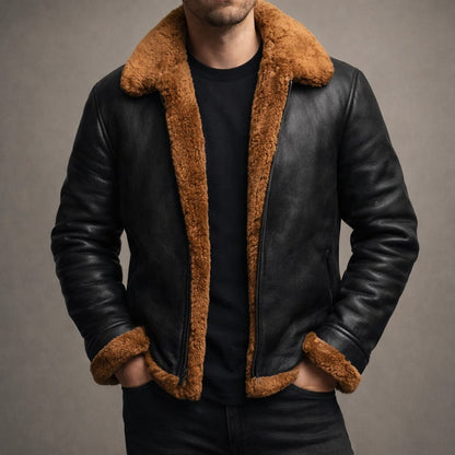Giacomo Lined Aviator Jacket