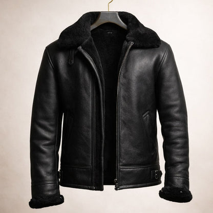 Giacomo Lined Aviator Jacket