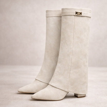 Valeria Suede Mid-Calf Boots