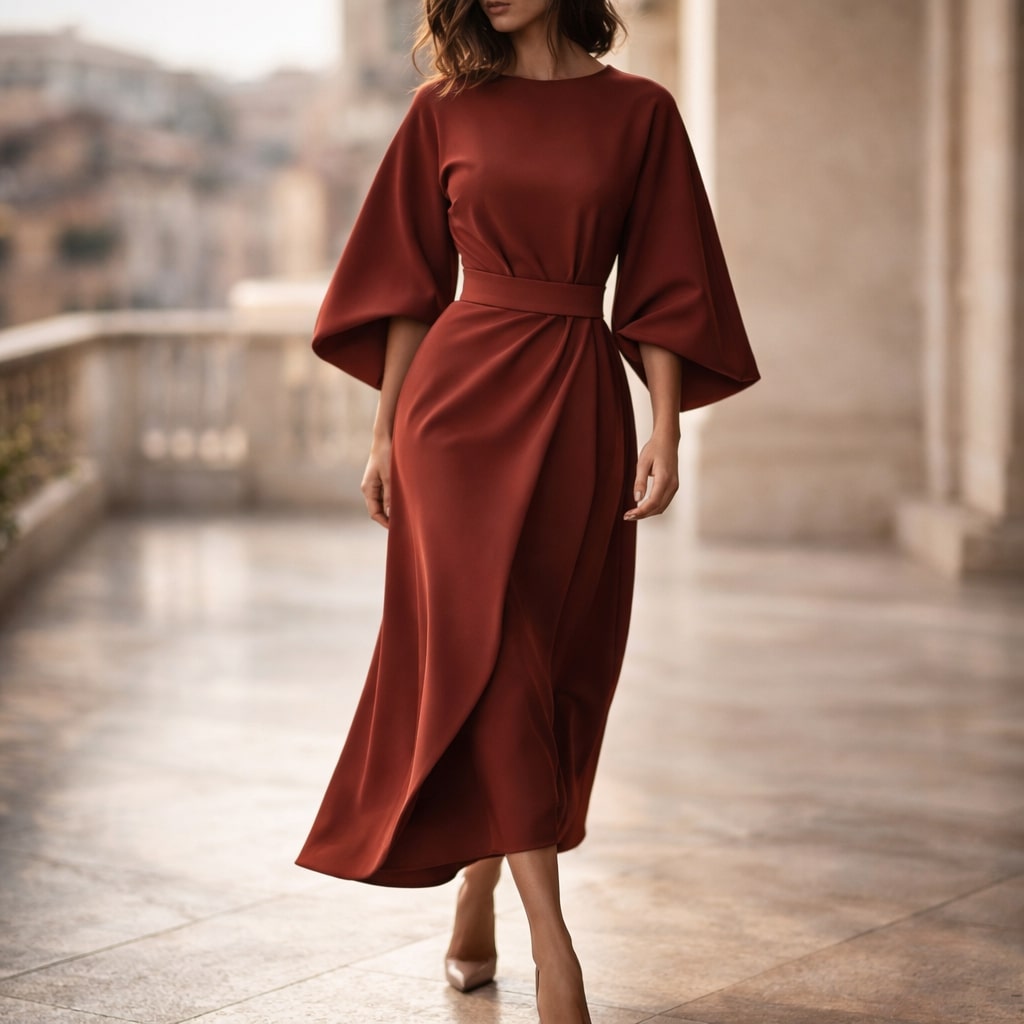 Elena Belted Dress