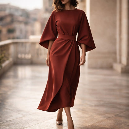 Elena Belted Dress