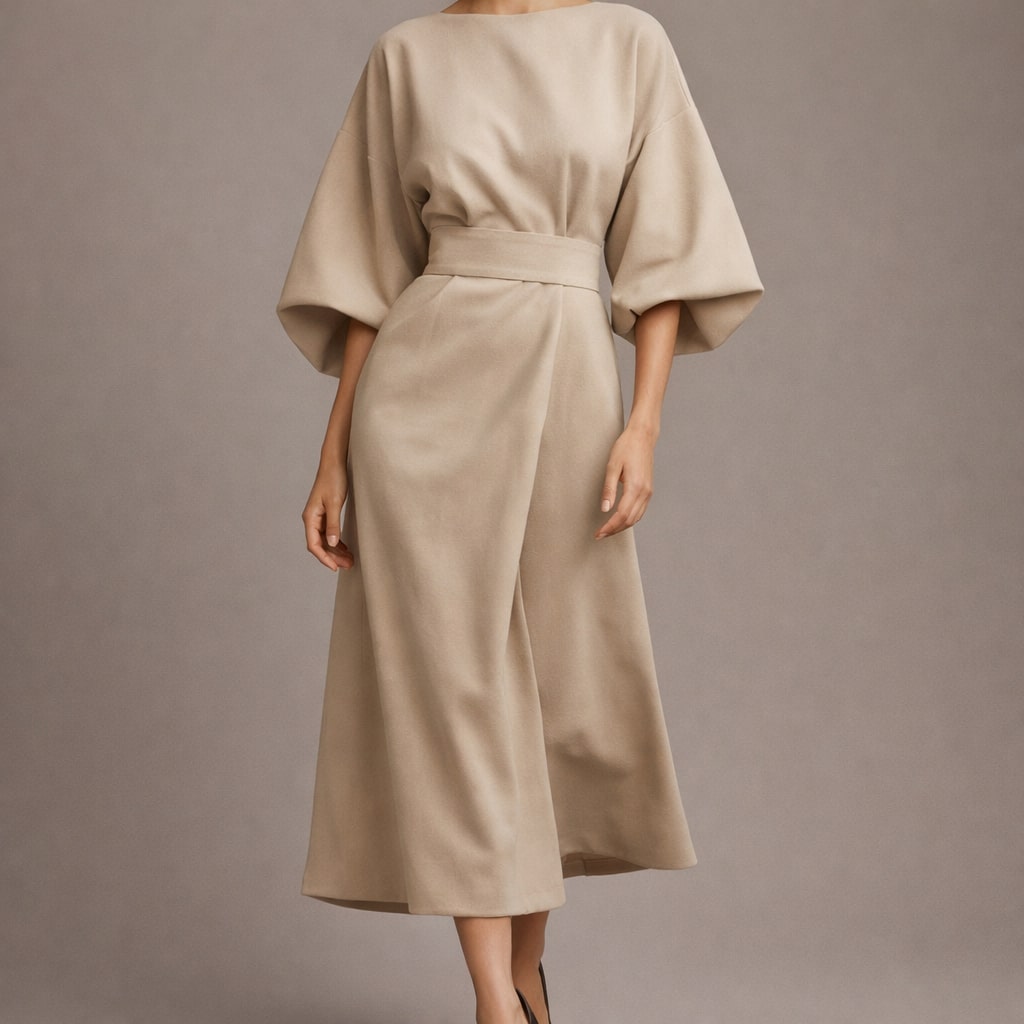 Elena Belted Dress