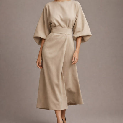 Elena Belted Dress