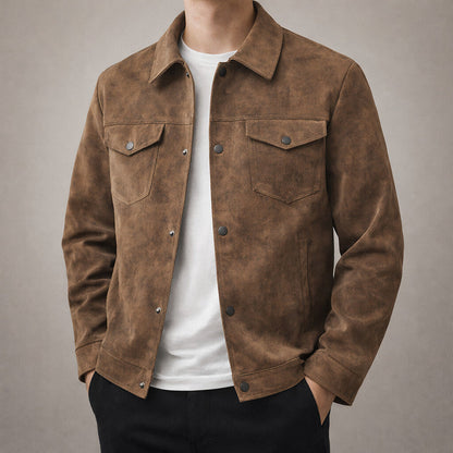 Dario Leather Work Jacket