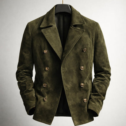 Vittorio Suede Peacoat