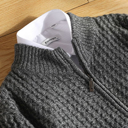 Antonio Cashmere Zip Cardigan