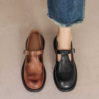 Celine Leather Buckle Loafers