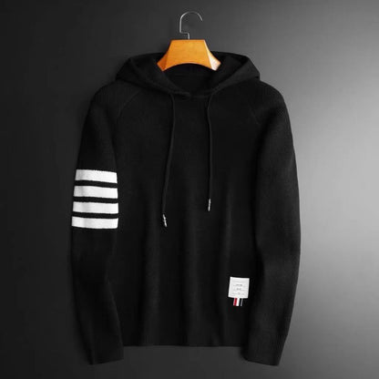 Rafael Wool-Blend Knit Hoodie