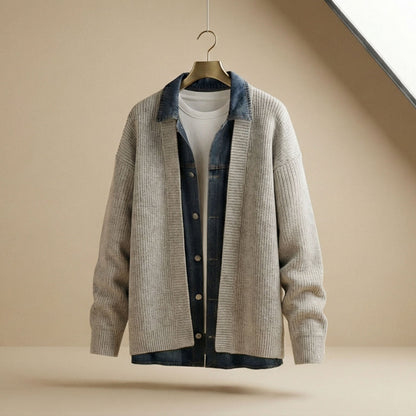 Marcello Layered Knit Jacket