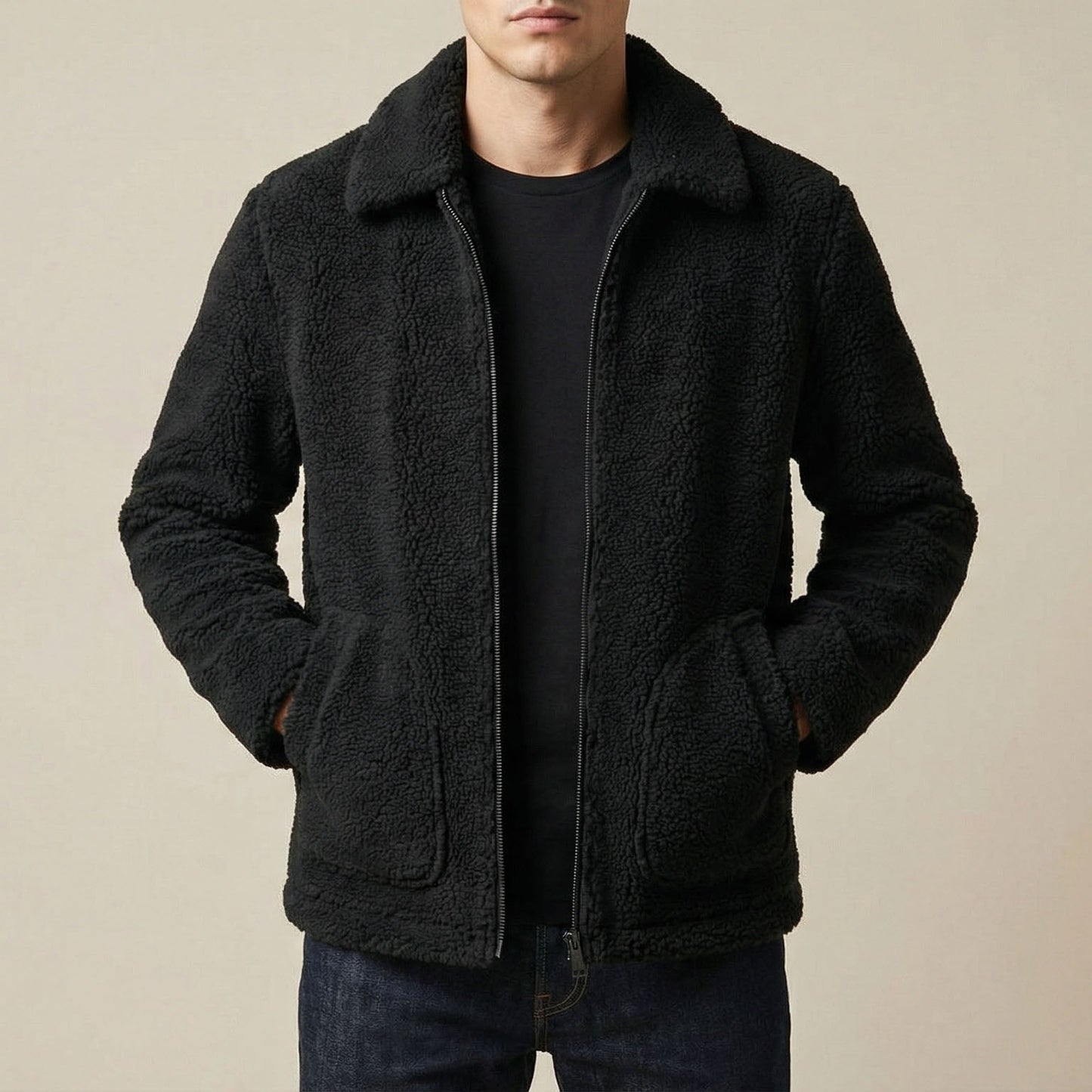 Salvatore Reversible Lined Leather Jacket