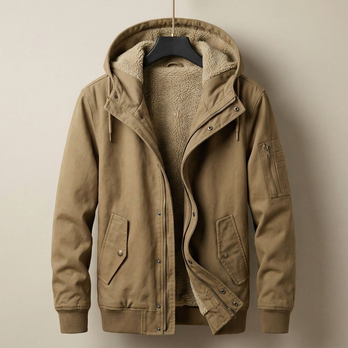 Matteo Lined Hooded Jacket