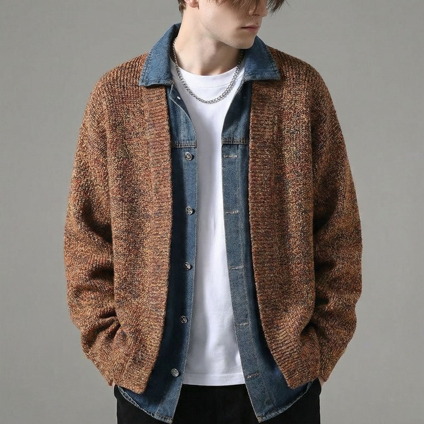 Marcello Layered Knit Jacket