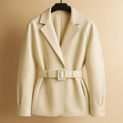 Emily Leather Belted Jacket