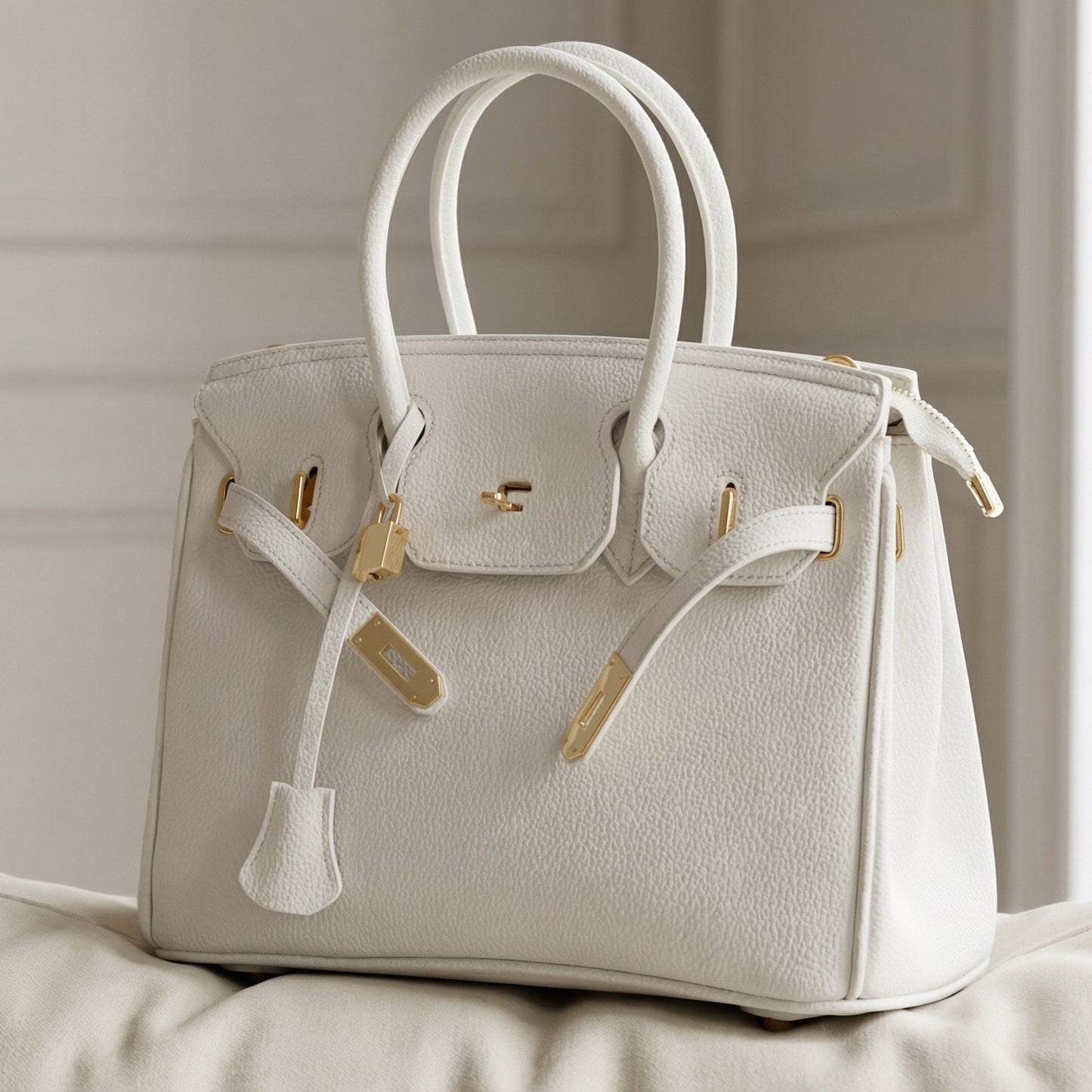 Camilla Structured Top-Handle Bag