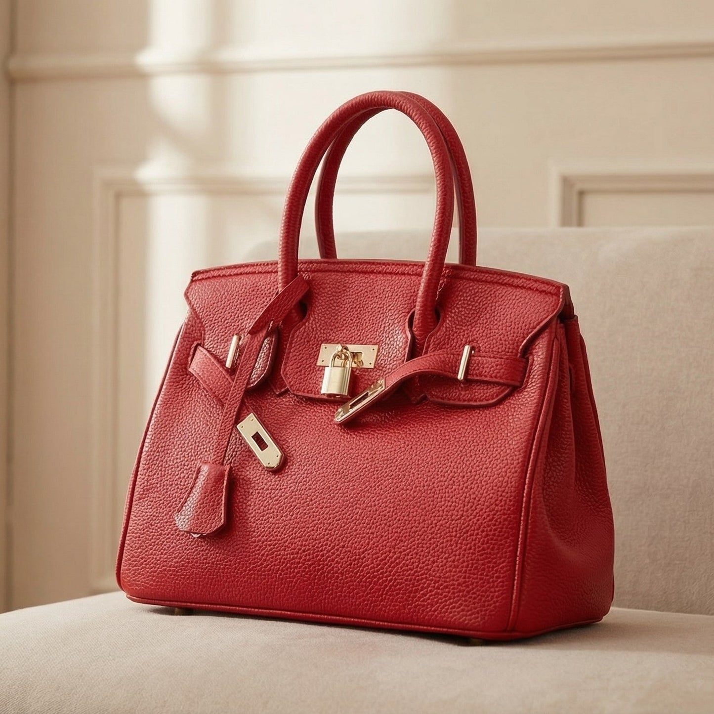 Camilla Structured Top-Handle Bag