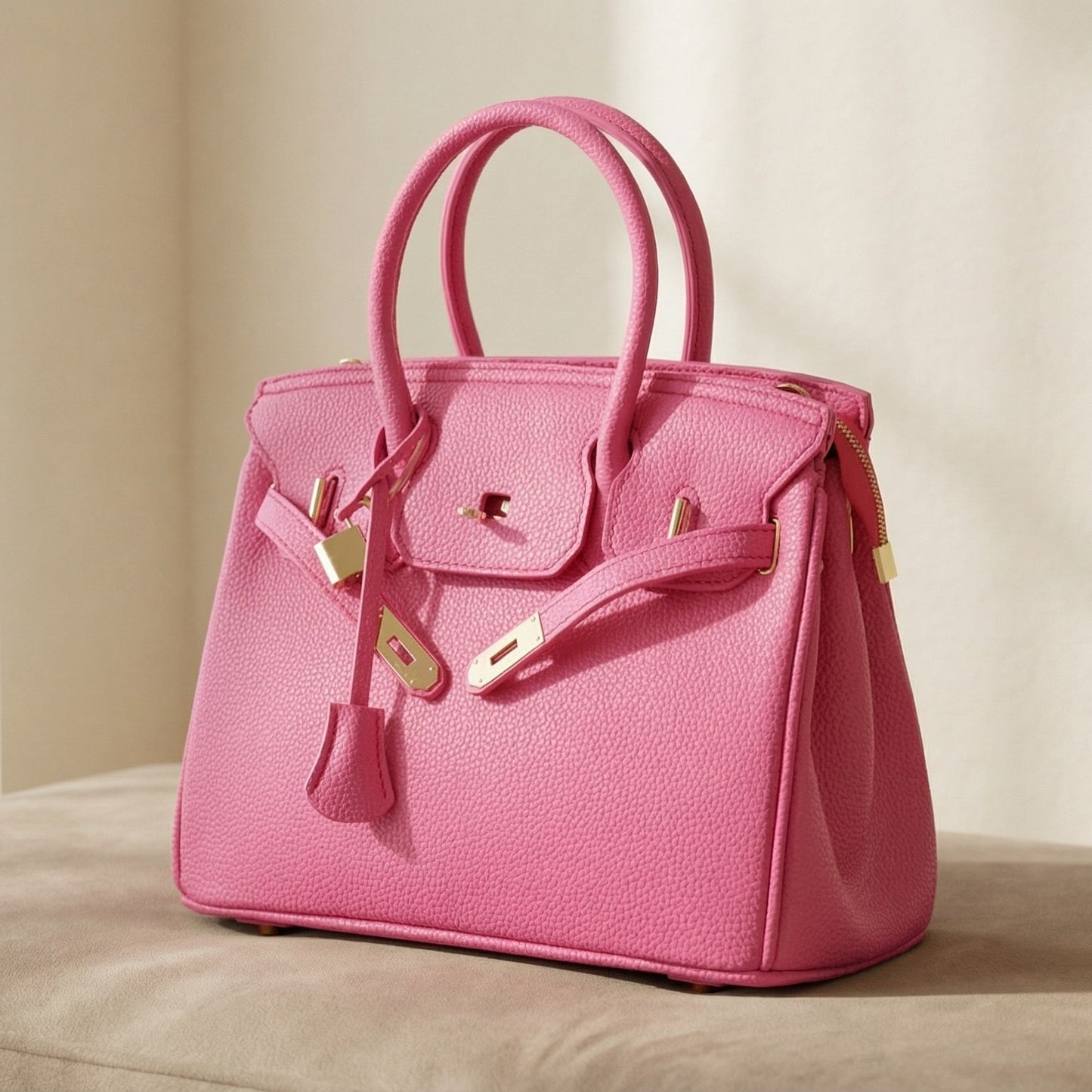 Camilla Structured Top-Handle Bag