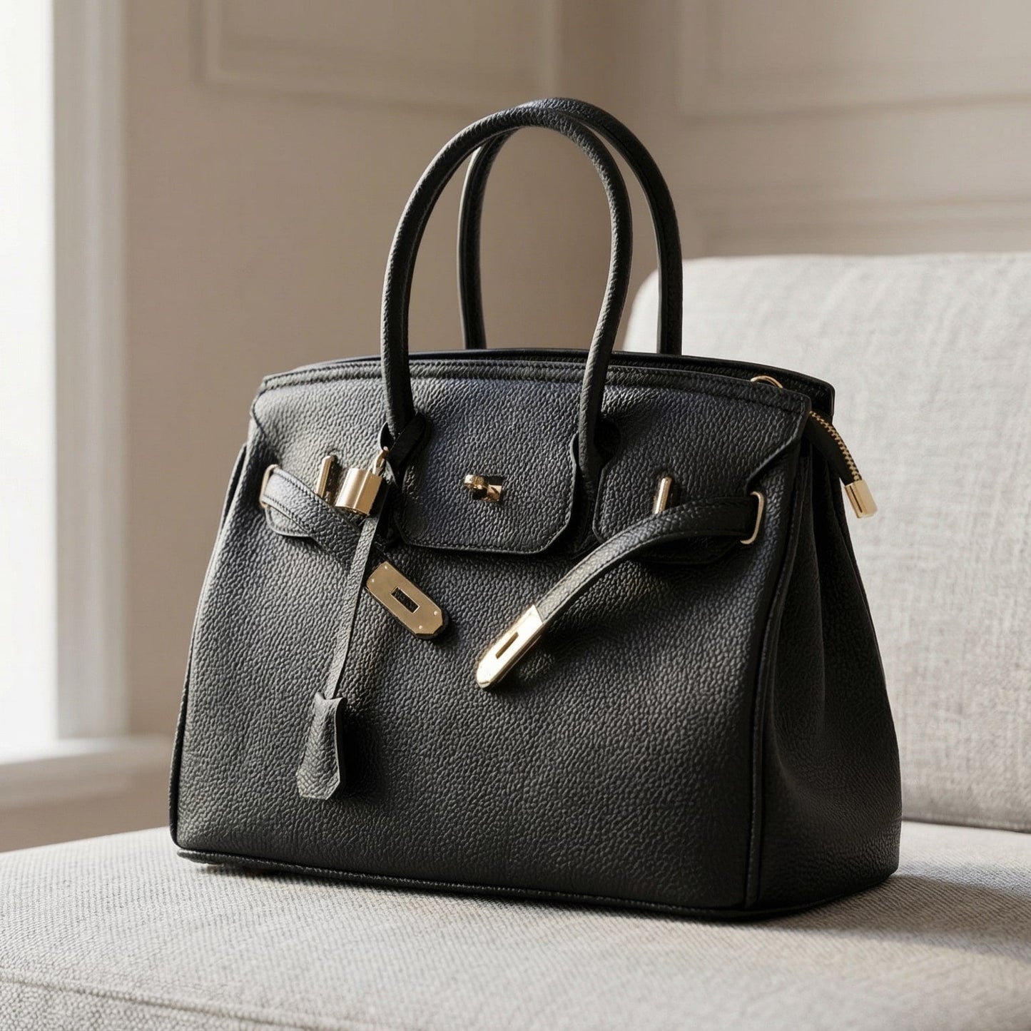 Camilla Structured Top-Handle Bag