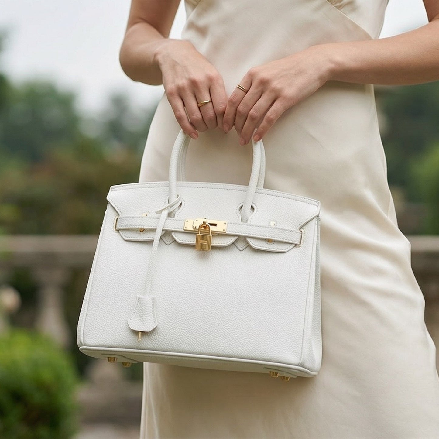 Camilla Structured Top-Handle Bag